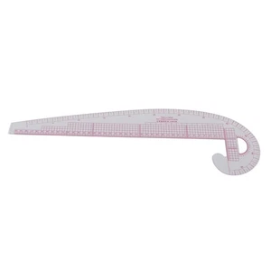 58cm 6501 Curved Ruler High Accuracy Transparent Body Plastic Curved Ruler Fit - Picture 1 of 12