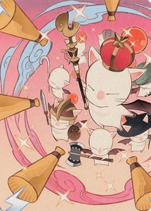 Summon: Good King Mog XII Art Card, #41, ASFIN, Reg, Art Series - Bild 1 von 2