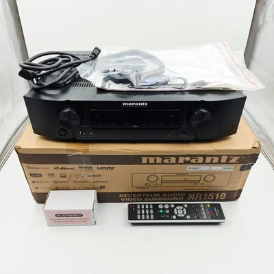 *READ* Marantz NR1510 AV Receiver Set w/ Remote Mic Cables Accessories Bundle - Image 1 of 4