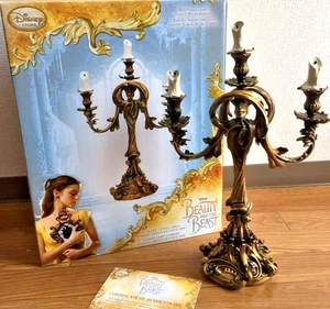 Figura Candelabro Lumiere Disney La Bella y la Bestia Limitada con Caja USADA - Imagen 1 de 24