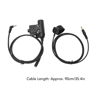 `PTT-Adapter Mit 90 Cm Kabel Push-to-Talk-Headset-Anschlussadapter Für Xiao - Photo 1/23