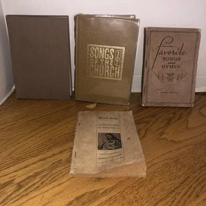 Vintage Hymnals Song Books, Lot of 4 Religious Inspirational Music - Foto 1 di 15
