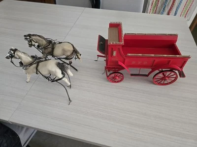Carrozza Con Cavalli Breyer Molding B.F.D. - Immagine 1 di 4