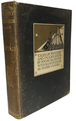 Tales of Mystery and Imagination 1923 Edgar Allan Poe Harry Clarke Brentano's - Image 1 of 4