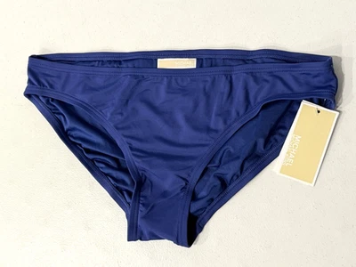 NEW Michael Kors Stretch Lined Moderate Coverage Hipster Womens Large SwimBottom - Image 1 of 4