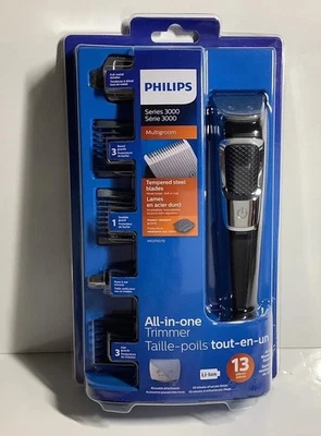 Philips Multigroom Series 3000 (Inalámbrico) - 10 Accesorios, Li-Ion - Nuevo Precintado Foto 1 de 4