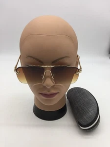 Cartier Trendige Sonnenbrille goldfarbenes Gestell 59-15-140 goldene Gläser - Bild 1 von 9