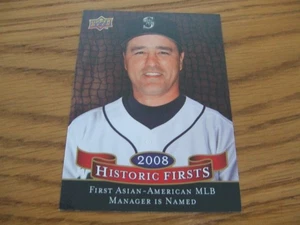2009 Upper Deck Historic Firsts #HF7 First Asian-American Baseball Manager - Bild 1 von 2