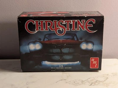 CHRISTINE Stephen King AMT 58 Plymouth Fury Car Model 1:25 Plastic Model Kit NEW - Image 1 of 2