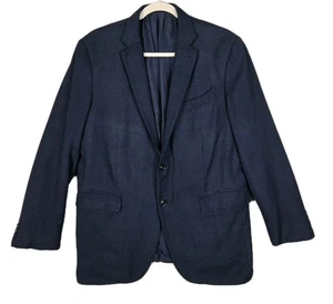 Ermenegildo Zegna Trofeo Light Wool Blazer Size 56EU/44S US Milano Easy Fit Navy - Picture 1 of 19