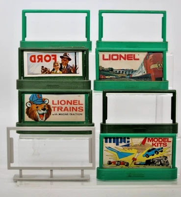 MPC Era Lionel Billboard Set – 8 Total (4 Original Signs + 4 Empty Frames) O - Image 1 of 4