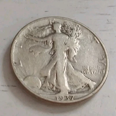 1937-P 50C Walking Liberty Half Dollar 90% Silver ~ Low Shipping! #2 - Image 1 of 4
