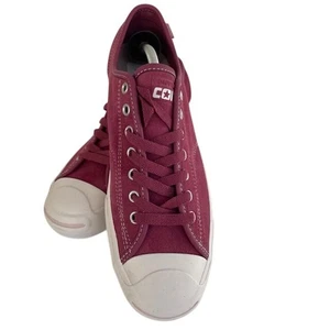 NWOT Converse CONS Jack Purcell Suede Low Top Sneakers Pink Men 7.5 Women 9 - Picture 1 of 9