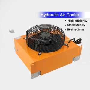 Radiatore olio idraulico industriale 12V con dissipazione calore flusso ventola radiatore 100L/mi - Foto 1 di 12
