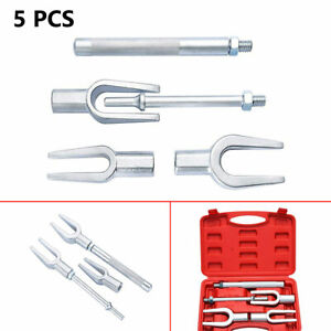 5pcs Tie Rod Ball Joint Remover Separator Pitman Arm Puller Pickle Fork Tool