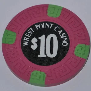 Wrest Point Casino Hobart Tasmania - $10 Chip - Australian Casino Chip - Picture 1 of 2