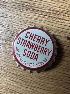 Vintage STRAWBERRY SODA bottle cap; 1970's; Unused; NOS - Picture 1 of 4