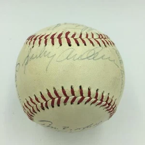1982 Detroit Tigers Team Signed Baseball Sparky Anderson Alan Trammell JSA COA - Picture 1 of 9