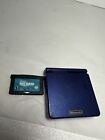 Nintendo Game Boy Advanced SP 2002 Console Model #AGS-001  BLUE