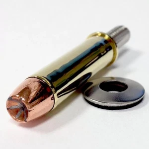 357 Magnum Hollow Point Bullet Harley Seat Bolt Screw 1996-up BIKE-AMMO - Picture 1 of 5