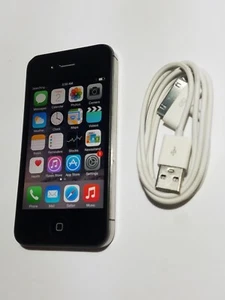Apple iPhone 4S 6GB Black At&t Version 8.1.3 MF257LL/A GSM Collectors Cell Phone - Afbeelding 1 van 5