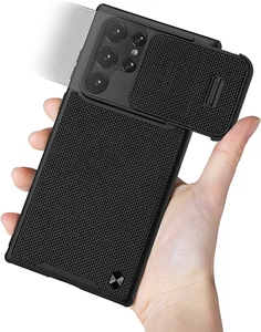 Custodia ultra per Samsung S22,NILLKIN protezione fotocamera slide protect cover obiettivo - Foto 1 di 7