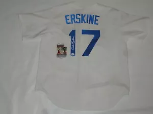 CARL ERSKINE SIGNIERTES MAJESTÄTISCHES BROOKLYN DODGERS TRIKOT JSA COA LIZENZIERT - Bild 1 von 3