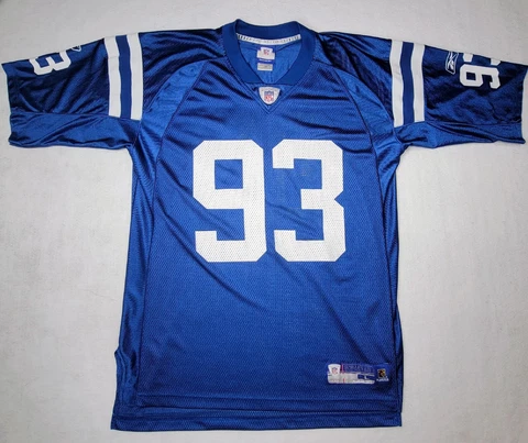 Reebok On Field Indianapolis Colts Dwight Freeney Jersey Men’s Large Limited Use Cover