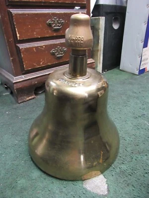 Vintage EMD Viloco Brass Locomotive Railroad Train Bell 8004156 Double Acting506 - Image 1 of 4