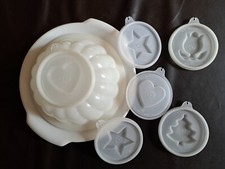 Tupperware vassoio, stampo per budino con 6 stampini