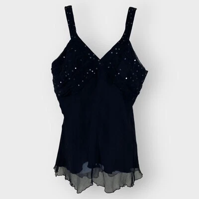 Top de muñeca bebé de seda Spenser Jeremy | L | Negro | Y2K Whimsigoth Dark Fairy Foto 1 de 4