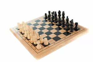 Gamez Galore Wooden Chess Board and Pieces Game Set - Picture 1 of 1