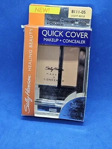 Sally Hansen Quick Cover Makeup + Concealer 8111-05 LIGHT BEIGE 0.26oz - Picture 1 of 4