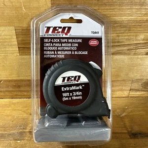TEQ Correct 16 ft. Auto Self Lock Tape Measure Black - TQ441 - Picture 1 of 9