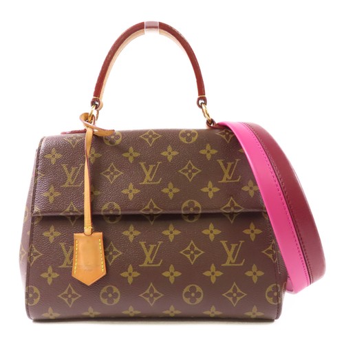 LOUIS VUITTON（LV） Borsa a tracolla Louis Vuitton LV GHW Cluny BB 2 vie M42738 monogramma marrone