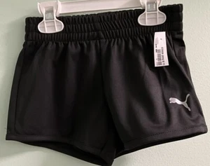 Puma Girls Black Shorts Size 4T - Picture 1 of 1