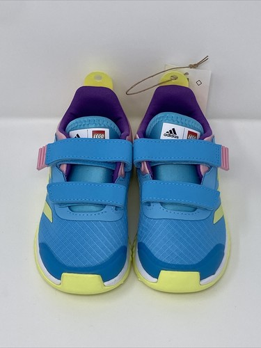 Scarpe da corsa Adidas Ragazze Lego Sport CF I FZ0403 Basse Blu Giallo Taglia US 8