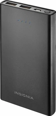 Insignia 15,000 mAh Portable Charger for Most USB-Enabled Devices - Black - Image 1 of 4
