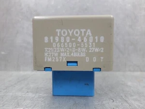 MODULO RELÈ LAMPEGGIATORE SEGNALE DI SVOLTA TOYOTA PRIUS MK2 RAV IQ 81980-46010 8 PIN - Foto 1 di 6