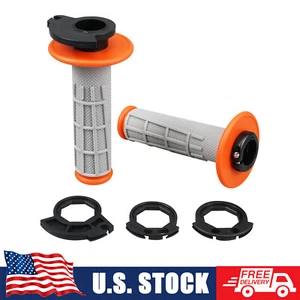 Pair Locking Handle Bar Lock-On Grips For KTM XC-W EXC 125 200 250 300 350 450 - Picture 1 of 8
