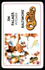 1981 PERMA-GRAPHIC SUPERSTAR CREDIT CARDS (125- PREFIX) #125-028 JIM PALMER