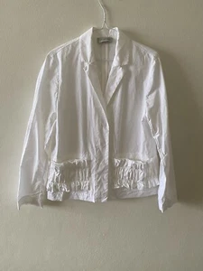 Lee Mathews - Ladies White "Dwight Style" Jacket - Size 2 (10). - Picture 1 of 12