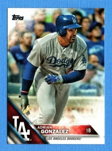 2016 Topps #215 Adrian Gonzalez Los Angeles Dodgers - Picture 1 of 1