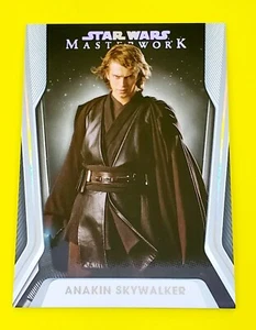 2021 Topps Star Wars Masterwork Black Parallel #6 Anakin Skywalker Serial #2/5 - Picture 1 of 3