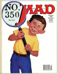 MAD Magazin Buch #350, Oktober 1996, mit AOL Rhino Kid CD - Bild 1 von 4