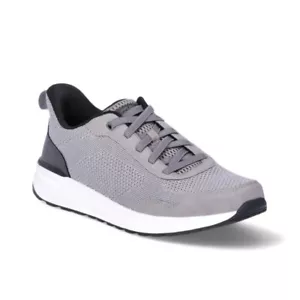 Tenis informales de punto George para hombre grises zapatos talla 8 9 10 nuevos con etiquetas - Imagen 1 de 10