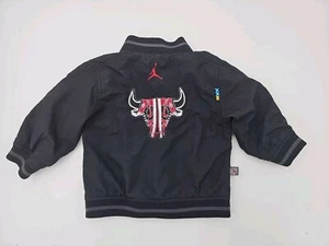 Nike Air Jordan Toddler Bomber Jacket Mid 1 Chicago Bulls 12 Month 12M - Picture 1 of 7
