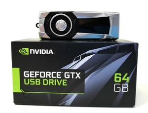 NVIDIA GeForce GTX USB Drive 64GB Extremely Rare Limited-Edition Collector’s 🗃 - Afbeelding 1 van 13