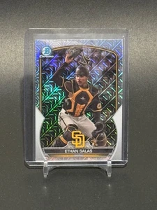 2023 Bowman Chrome Mega Box #BCP-171 Ethan Salas Mojo Refractor San Diego Padres - Picture 1 of 2