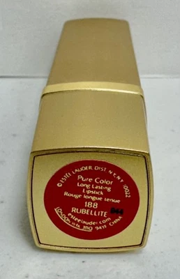 Lápiz labial de larga duración Estée Lauder Pure Color #188 Rubellite nuevo stock antiguo Foto 1 de 3